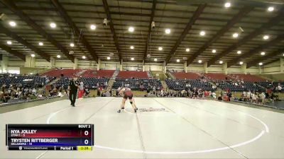 140 lbs Semis (4 Team) - Nya Jolley, Utah 1 vs Trysten Rittberger, Oklahoma