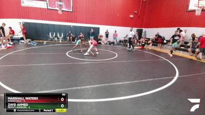 90 lbs Round 5 (6 Team) - Zayd Ahmed, Reece`s Warriors vs Marshall Waters, Kansas Gold