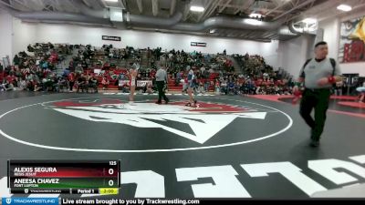 125 lbs Semifinal - Alexis Segura, Regis Jesuit vs Aneesa Chavez, Fort Lupton