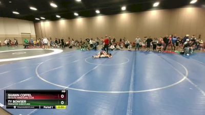 92 lbs Semifinal - Shawn Coffel, NB Elite Wrestling Club vs Ty Bowser, Predator Wrestling