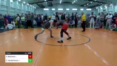 E-139 lbs Final - Vincent Robinson, IL vs Chase Vanderhorst, OH