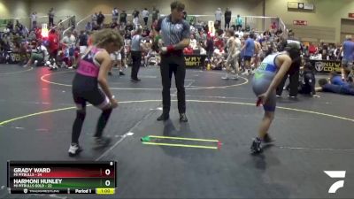 112 lbs Semis & 1st Wrestleback (8 Team) - Harmoni Hunley, Mi Pitbulls Gold vs Grady Ward, Mi Pitbulls