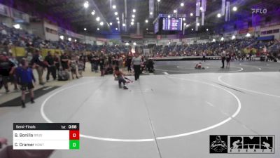 Semifinal - Brevyn Bonilla, Brush Wrestling Club vs Cashius Cramer, Montrose Elite