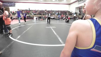 46 lbs Semifinal - Owen Spurgeon, Cushing vs Kaiden Burdick, Newkirk Takedown Club