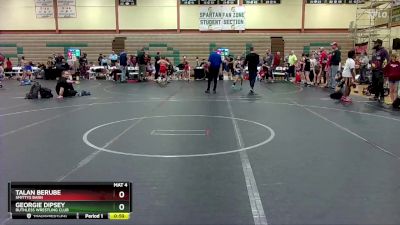 68 lbs Quarterfinal - Talan Berube, Smittys Barn vs Georgie Dipsey, Ruthless Wrestling Club