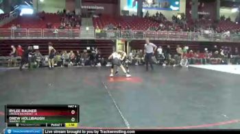 132 lbs Round 7 (8 Team) - Rylee Rauner, Lincoln Southeast vs Drew Hollibaugh, Waverly