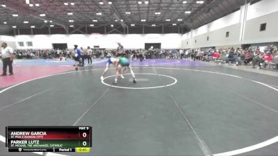 113 lbs Cons. Round 6 - Parker Lutz, St. Michael The Archangel Catholic vs Andrew Garcia, St. Pius X (Kansas City)