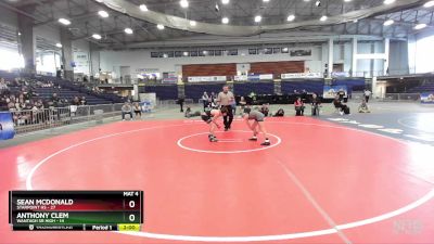 118 lbs Semifinals (4 Team) - Anthony Clem, Wantagh Sr High vs Sean McDonald, Starpoint HS