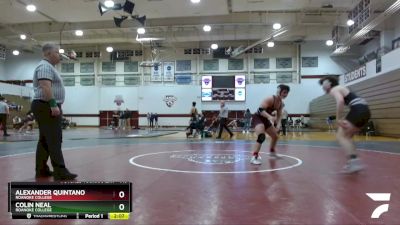 149 lbs Semifinal - Colin Neal, Roanoke College vs Alexander Quintano, Roanoke College