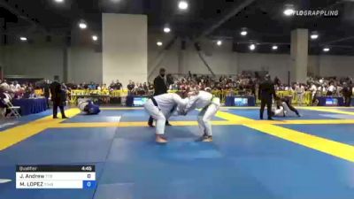 Jonathan Andrew vs MOISES LOPEZ 2021 American National IBJJF Jiu-Jitsu Championship