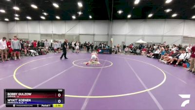 100 lbs Placement Matches (8 Team) - Bobby Gulzow, Oregon vs Wyatt Koenen, Minnesota Blue