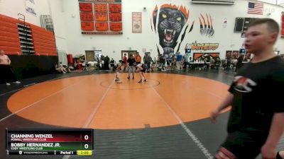 106-113 lbs Round 1 - Channing Wenzel, Powell Wrestling Club vs Bobby Hernandez Jr., Cody Wrestling Club