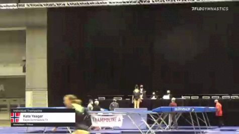 Kate Yeager - Individual Trampoline, Eagle Gymnastics TX - 2021 USA Gymnastics Championships