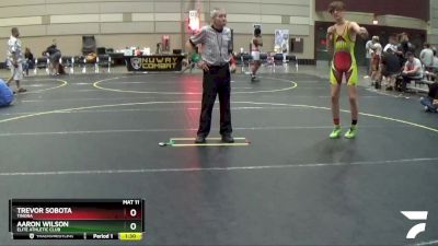 130 lbs Semifinal - Aaron Wilson, Elite Athletic Club vs Trevor Sobota, Tinora