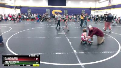 55 lbs Quarterfinal - Elliot Guerin, Ninety Six Wrestling vs Joshua Drook, Gaston Grizzlies