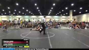 98 lbs Round 5 (8 Team) - Tristan Horn, Southside Mafia vs Chris Moore, Backyard Boyz White