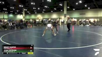 106 lbs Round 3 (6 Team) - Zykhi Sistrunk, Storm Wrestling vs Brady Harper, MXW Black