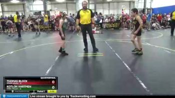 72 lbs Quarterfinals (8 Team) - Kotlon Hartmen, Steel Valley vs Thomas Block, Death Squad
