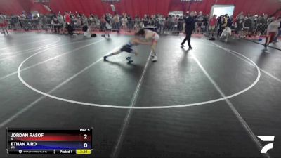 126 lbs Cons. Round 2 - Jordan Rasof, IL vs Ethan Aird, WI