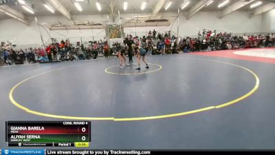 110 lbs Cons. Round 4 - Aliyah Serna, Greeley West vs Gianna Barela, Mead