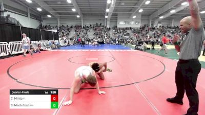 160 lbs Quarterfinal - Christopher Minto, FL vs Shaymus MacIntosh, MA