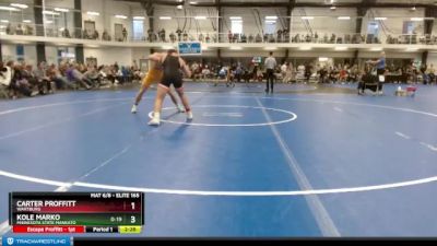 Elite 165 lbs Cons. Round 4 - Kole Marko, Minnesota State Mankato vs Carter Proffitt, Wartburg