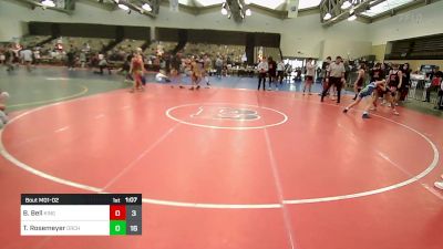 97 lbs Rr Rnd 2 - Brayden Bell, Kingsway vs Tristan Rosemeyer, Orchard South WC