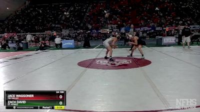 2A 138 lbs Cons. Round 3 - Zach David, St. Maries vs Jace Waggoner, Tri-Valley