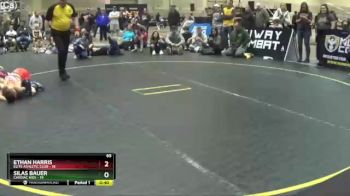 65 lbs Round 2 (4 Team) - Silas Bauer, Cardiac Kids vs ETHAN HARRIS, Elite Athletic Club