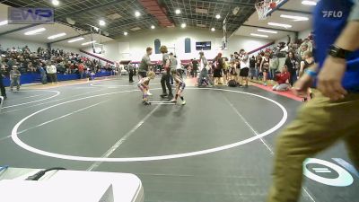 40 lbs Rr Rnd 3 - Vivien Hutchins, Catoosa Youth Wrestling vs Reagan Garland, Berryhill Wrestling Club