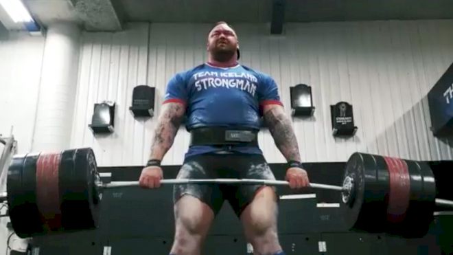 Hafthor "The Mountain" Bjornsson Easily Deadlifts 455kg/1003lb