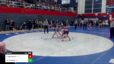 172 lbs Consy 3 - Jake Mundorff, Ligonier Valley vs Dominic Fanella, Indiana