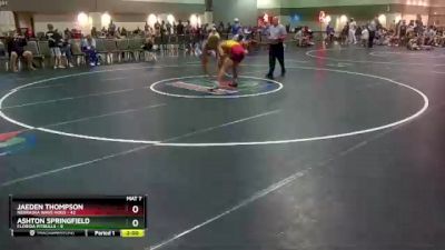 182 lbs Round 2 (16 Team) - Jaeden Thompson, Nebraska Wave Hogs vs Ashton Springfield, Florida Pitbulls