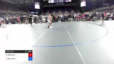 152 lbs Rnd Of 128 - Skyler Salzman, Oregon vs John Quinonez, New Jersey