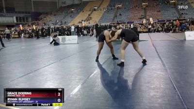 191 lbs Semis (4 Team) - Grace Doering, Indiana Tech vs Ryann Rumsey, Oklahoma City University