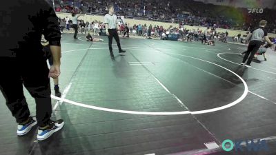 55 lbs Semifinal - Khloe Weisinger, Wyandotte Youth Wrestling vs Will Hanks, Piedmont