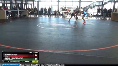 J-13 lbs Semifinal - Brayden Fish, LMWC vs Gable Underbakke, West Liberty