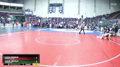 124 lbs Quarterfinal - Chase Nevills, Copenhagen vs Lucas Persun, Athens Area Hs