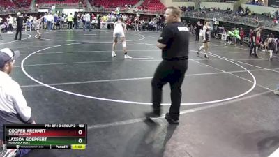 150 lbs Cons. Semi - Jaxson Goepfert, Nebraska Boyz vs Cooper Arehart, Neligh-Oakdale