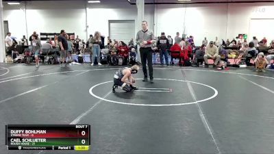 64 lbs Round 2 (8 Team) - Cael Schlueter, Rough House vs Duffy Bohlman, Xtreme Team