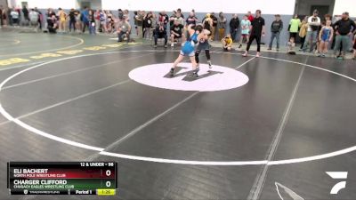 98 lbs Round 4 - Charger Clifford, Chugach Eagles Wrestling Club vs Eli Bachert, North Pole Wrestling Club