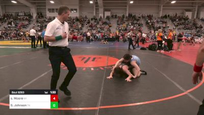 145 lbs Semifinal - Selina Moore, NY vs Sally Johnson, TN