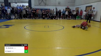 133 lbs Consy 6 - Gunner Andrick, Point Pleasant-WV vs Brady Hand, Christiansburg-VA