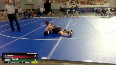 D1-106 lbs Cons. Round 2 - Alex Ortiz, Boulder Creek vs Jovany Gomez, Gila Ridge