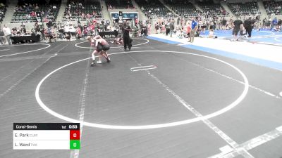 80 lbs Consolation - Eli Park, Claremore Wrestling Club vs Liam Ward, Terminator Wrestling Academy