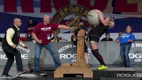 UK's Donna Moore Sets World Record With 324lb Atlas Stone Load