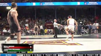 197 5th, Beau Breske, Wisconsin vs Christian Brunner, Purdue