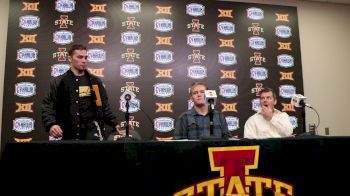 Spencer Lee, Nelson Brands, Tom Brands After ISU Wins