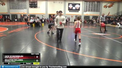 PW-10 lbs Cons. Semi - Jack Schnoebelen, Husky Wrestling Club vs Braxton McLaren, Hammerin Hawks