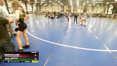 76 lbs Rd# 4- 2:00pm Friday Final Pool - Jojo LaRocco, PA Silver vs Braxton Plunk, Aggression Legionaries